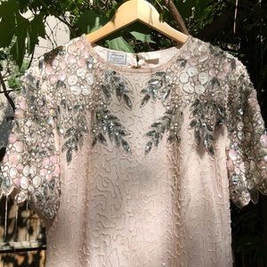 Vintage Sequins Party Dress